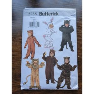 Vintage Butterick 3238 Pattern - Costume Size 6,7,8 - 3238/6